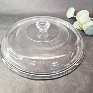 Glass Replacement Lid Mexico 18 Round 9 1/2in ID, 10 1/2in OD, Clear